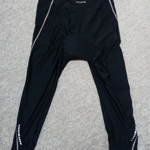 BALEAF Bike Pants 3D Padded High Waist Cycling Capris Tights 3XL Nylon/Spandex - Picture 2 of 6